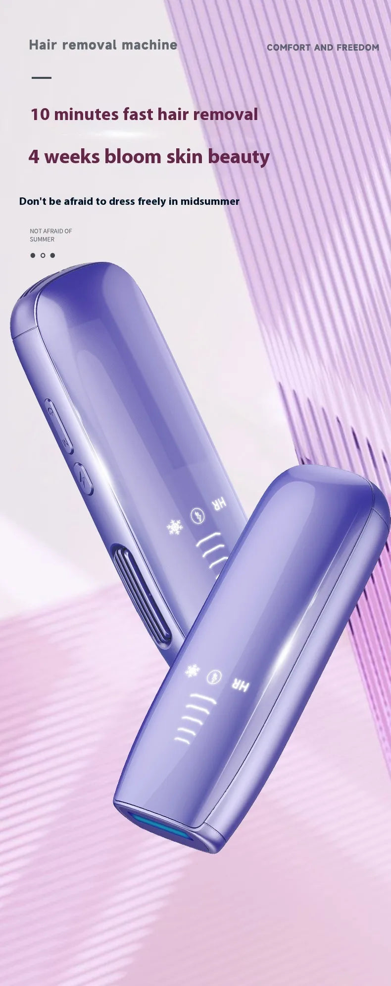 Painless IPL Hair Removal Device