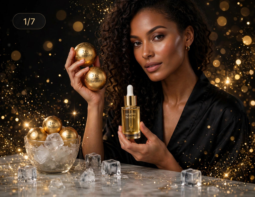 The Gold Hour Ritual Kit – 24K Ice Gold Set for Dark Spots & Glass Skin